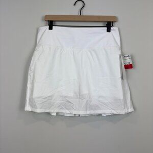 NWT Marika Womens Gracie High Rise Pocket Skort, Size L